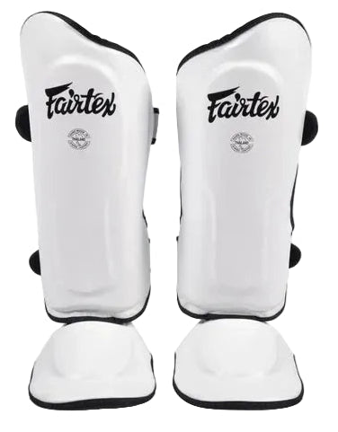 Fairtex Ultra Ergo Shin Guards - White