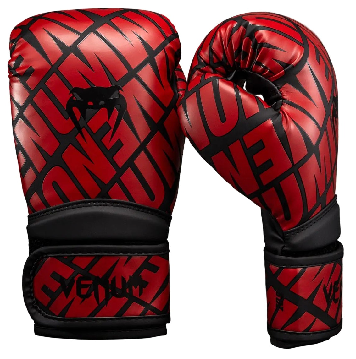 Venum Contender 1.5 XT 3D Kids Boxing Gloves - Black/Red