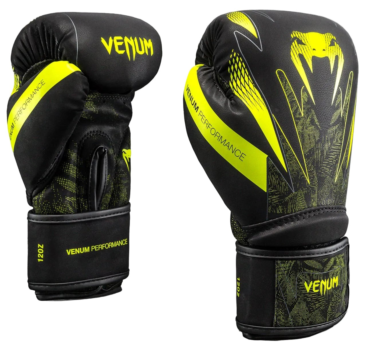 Venum Impact Amazonia Reborn Boxing Gloves - Black/Green