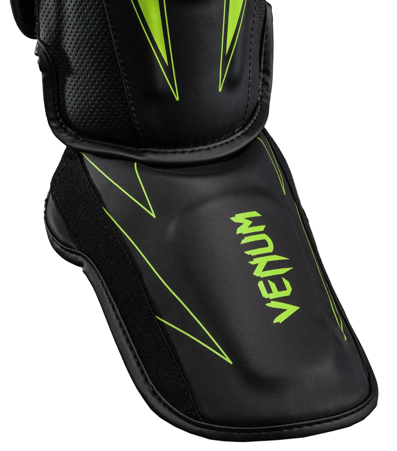 Venum Amazonia Reborn Shin Guards - Black/Green