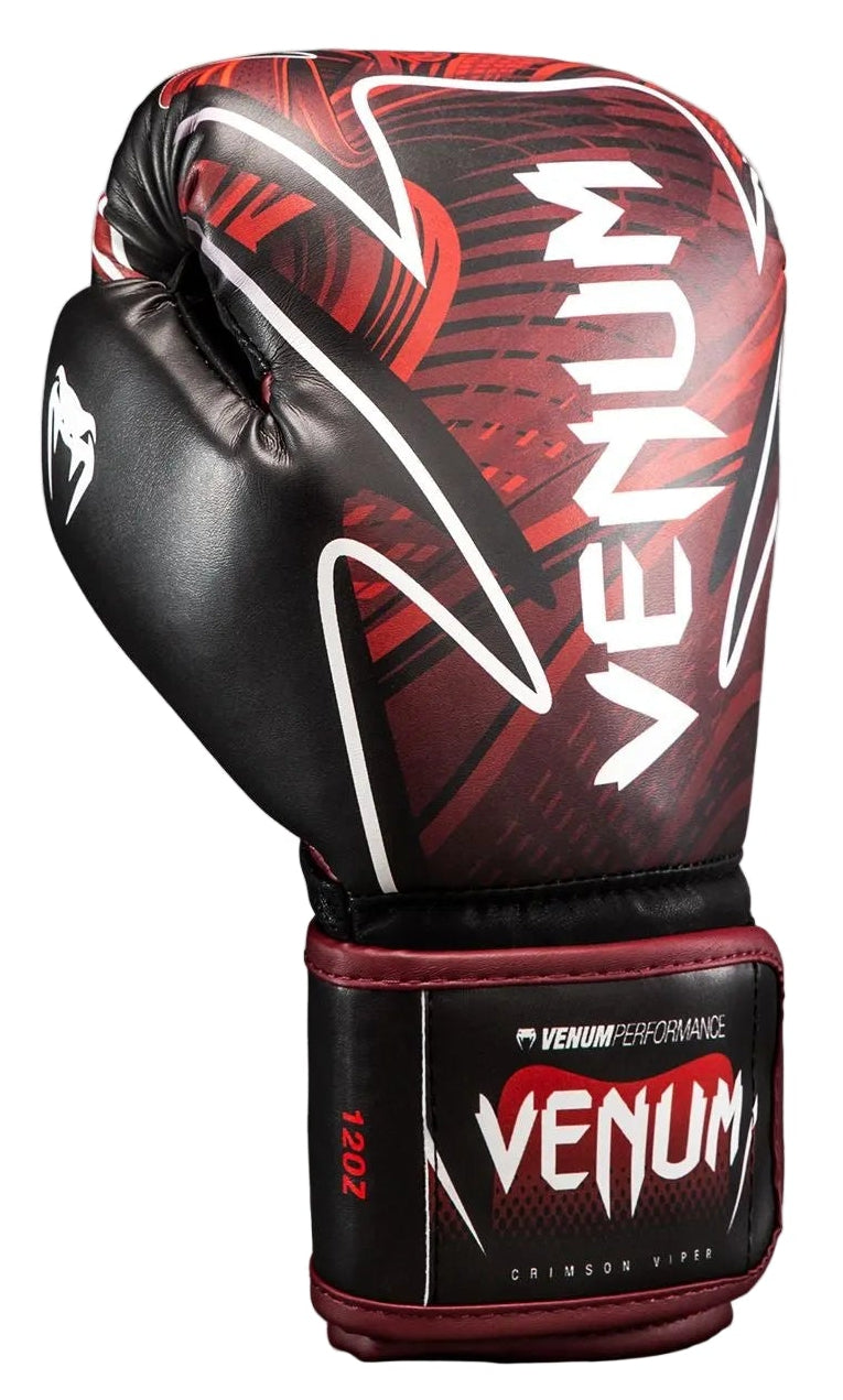 Venum Crimson Viper 2.0 Impact Boxing Gloves - Black/Red