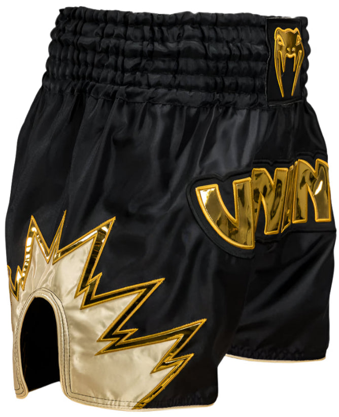 Venum Inferno Muay Thai Shorts - Black/Gold