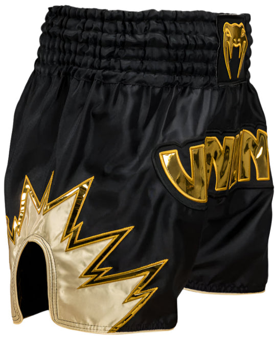 Venum Inferno Muay Thai Shorts - Black/Gold