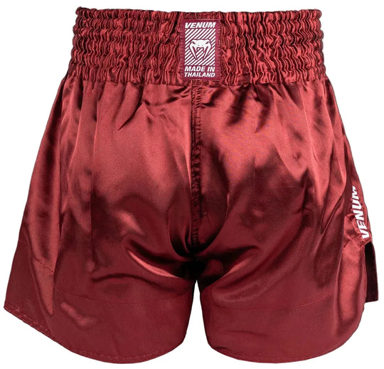 Venum Classic Evo Muay Thai Shorts - Burgundy