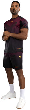 Venum Tactical XT Dry Tech T-Shirt - Black/Burgundy/Gold
