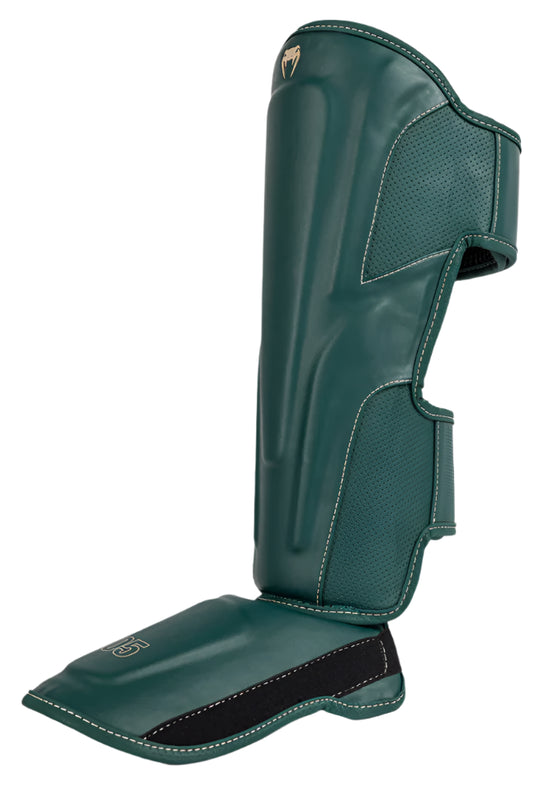 Venum Impact Evo Shin Guards - Emerald Green