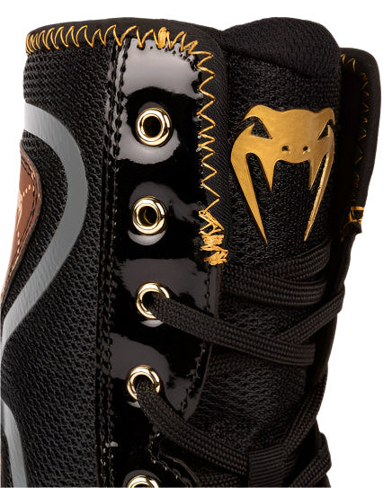 Venum Elite Evo Monogram Boxing Shoes – Black/Brown