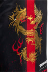 Venum X TEKKEN 8 - Marshall Law Fight Shorts - Black/Red/Gold