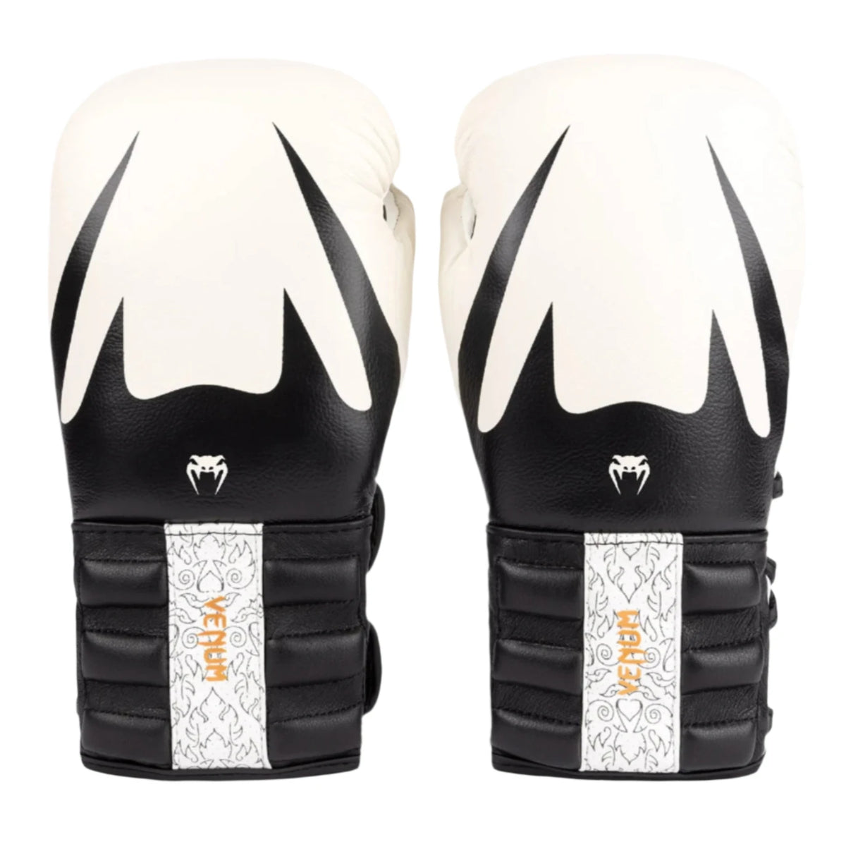 Venum Reverso Boxing Gloves - Snow White/Black