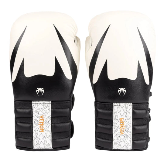 Venum Reverso Boxing Gloves - Snow White/Black