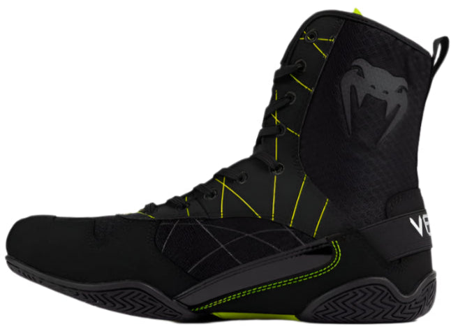 Venum Training Camp 4.0 Boxing Shoes - Black/Neon Green