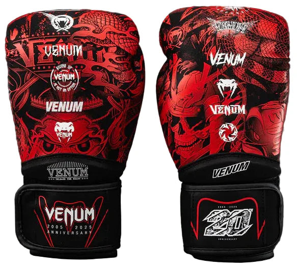 Venum 20th Anniversary Boxing Gloves - Black/Red