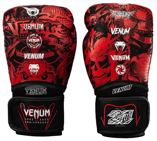 Venum 20th Anniversary Boxing Gloves - Black/Red