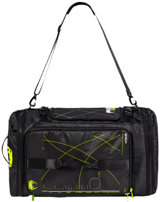 Venum Training Camp 4.0 Sports Bag - Black/Neon Green