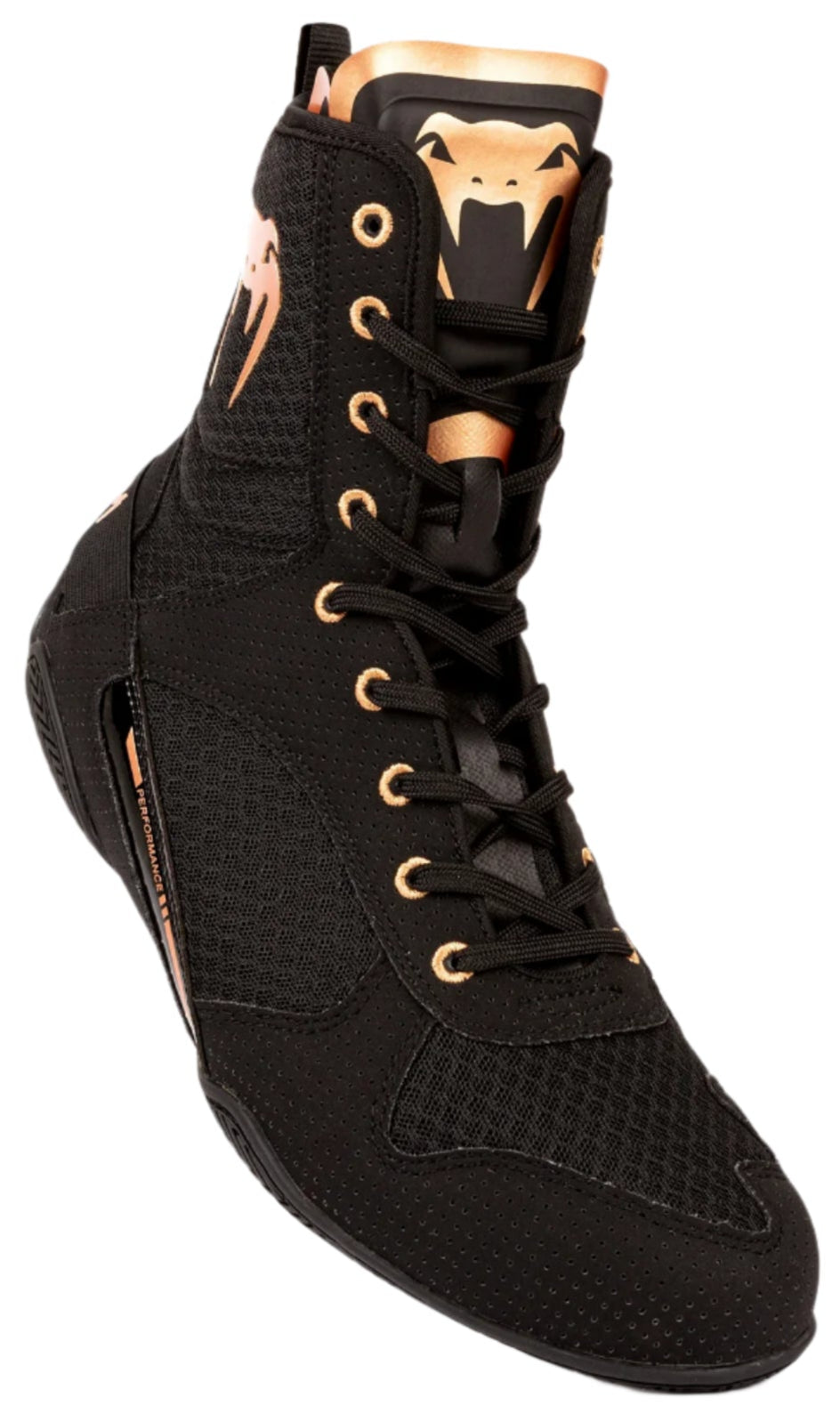 Venum Elite Boxing Shoes – Black/Bronze