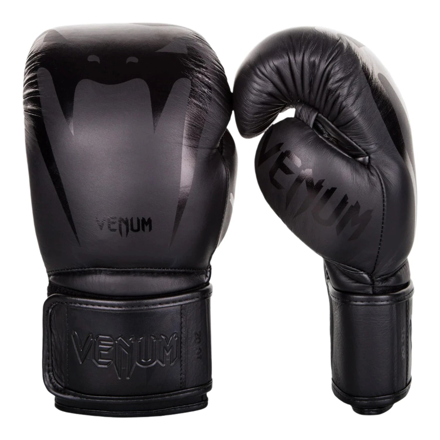 Venum Giant 3.0 Boxing Gloves - Nappa Leather - Black/Black
