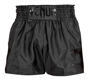 Venum Classic Muay Thai Shorts - Black/Black