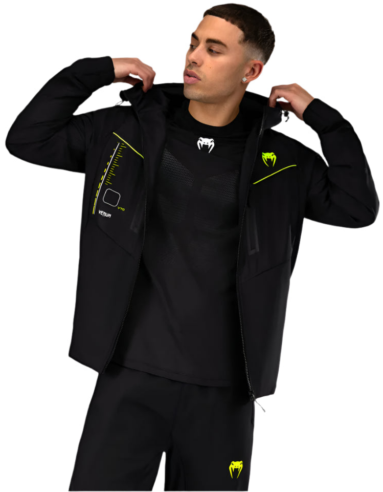 Venum Training Camp 4.0 Track Jacket - Black/Neon Green