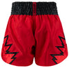 Venum Inferno Muay Thai Shorts - Red/Charcol Grey/Black