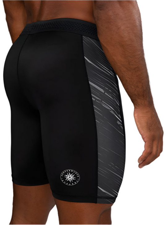Venum Rapid Vale Tudo Shorts - Black/Storm Grey