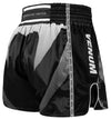 Venum Adrenaline Muay Thai Shorts - Black/Silver Grey