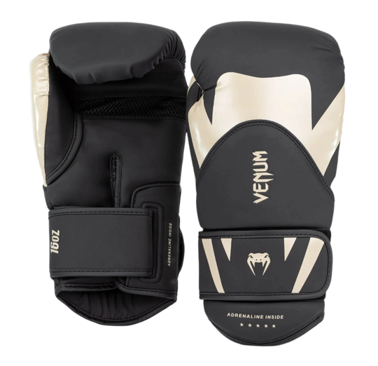 Venum Challenger 4.0 Boxing Gloves - Black/Beige