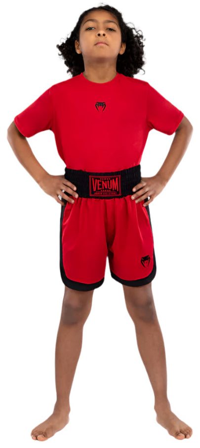 Venum Classic Kids Boxing Shorts - Cherry Red