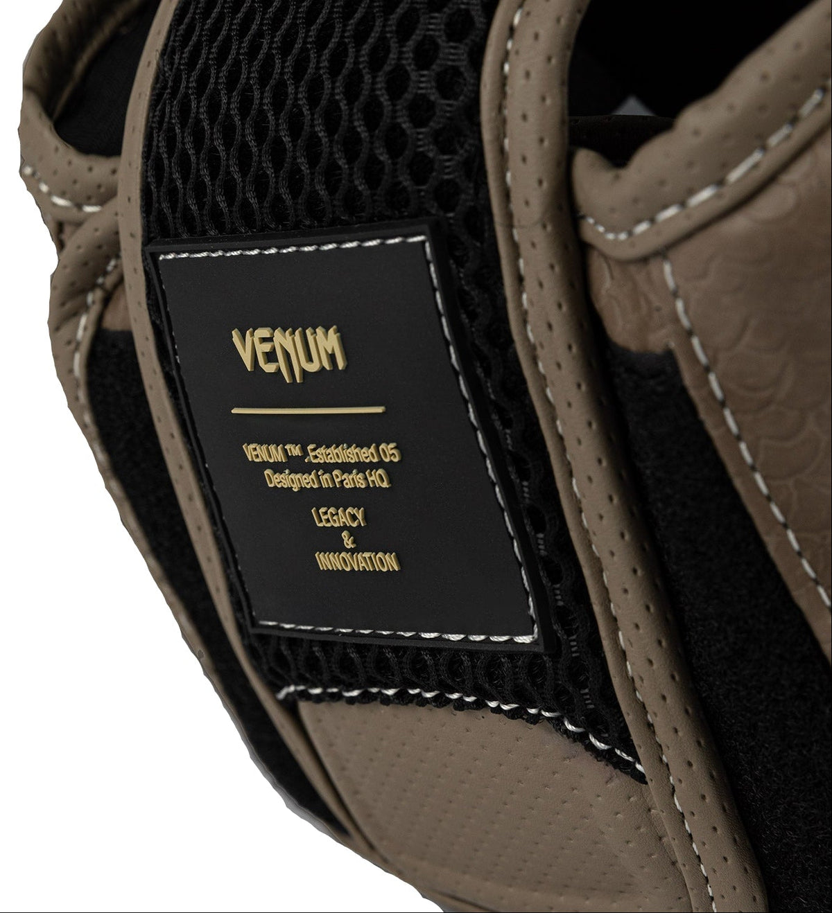 Venum Impact Evo Scales Headgear - Brown
