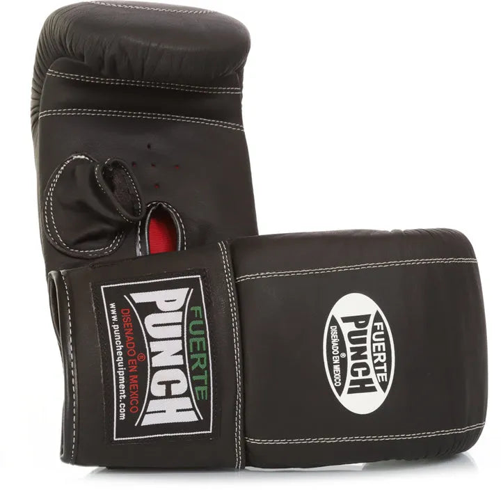 Punch Bag Mitts - Mexican™ - One Size - Matt Black