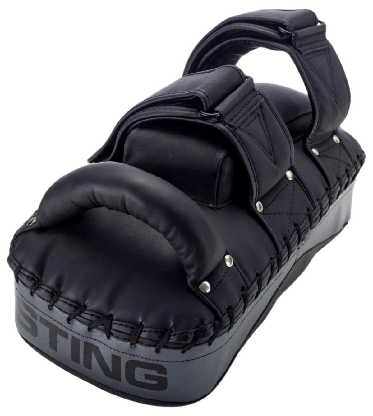 Sting Taipan Thai Kick Pads - Black/Grey