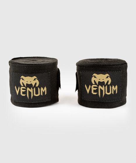 Venum Kontact Boxing Hand Wraps - Black/Gold - 4.5m (180 in)