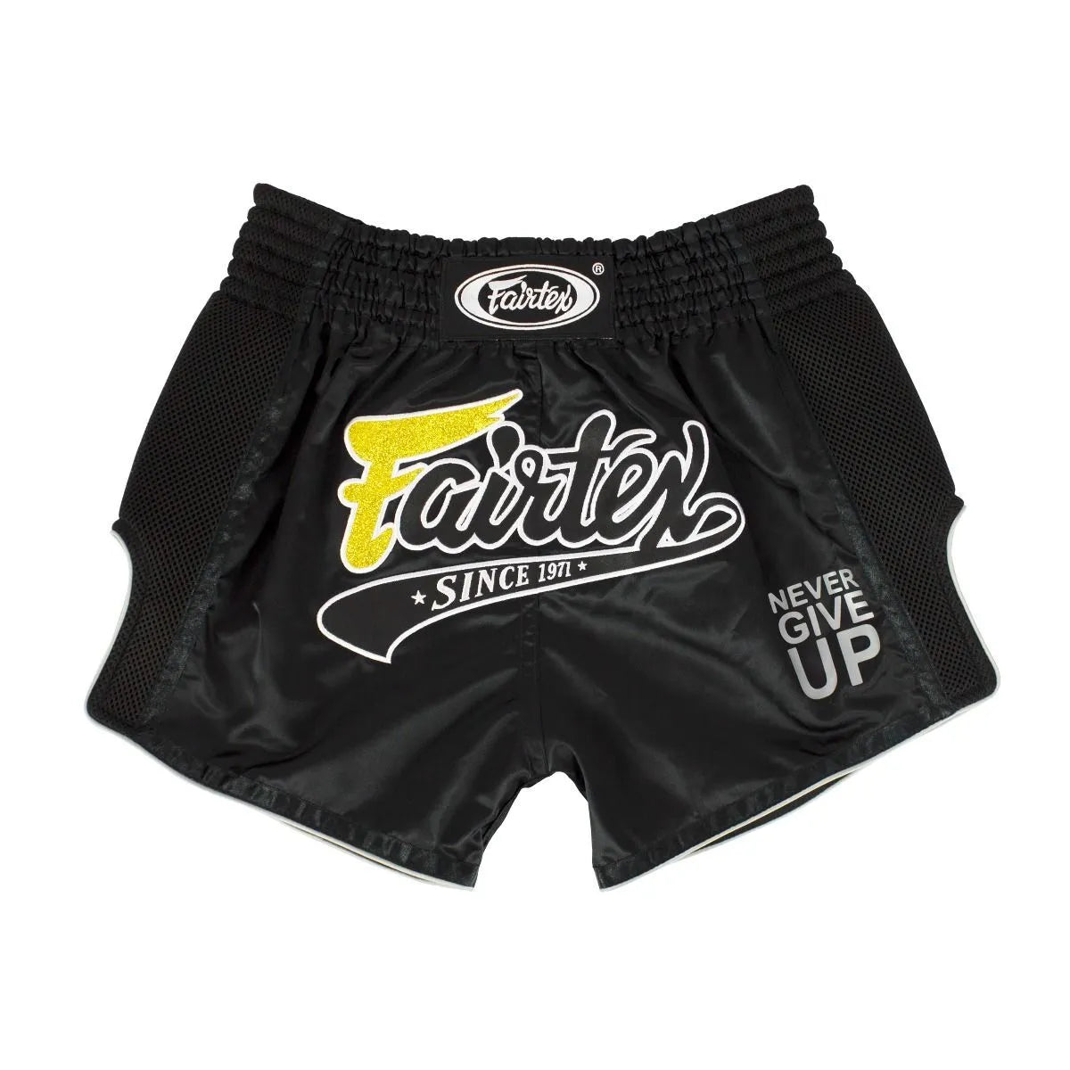 Fairtex Black Slim Cut Muay Thai Boxing Shorts