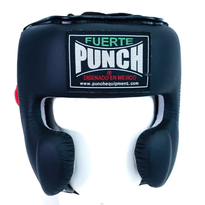 Punch Head Gear - Mexican™ Elite - OSO - Matt Black/Red