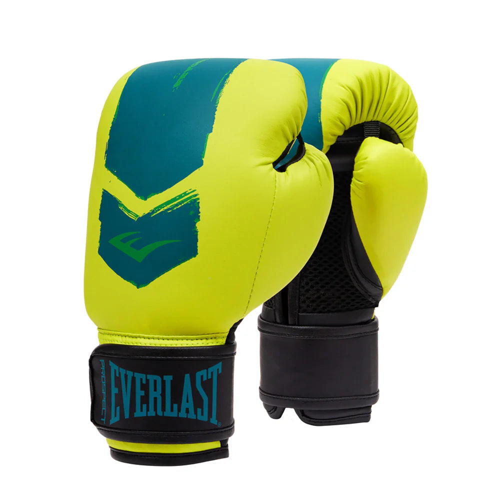 Everlast Prospect2 Youth Training Gloves - 6 oz - Lime/Teal