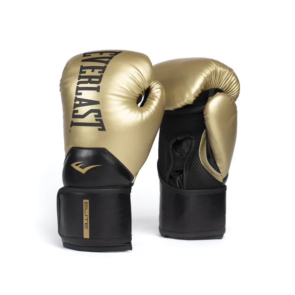 Everlast Elite 2 Boxing Gloves - Gold/Black