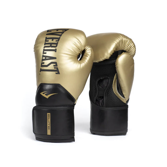 Everlast Elite 2 Boxing Gloves - Gold/Black