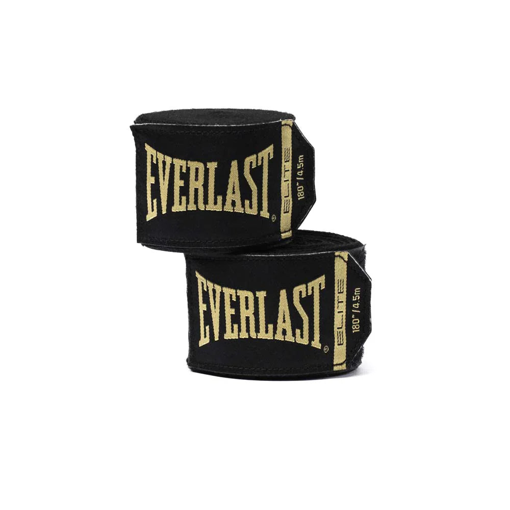Everlast Elite Hand Wraps - 180 inch - Black
