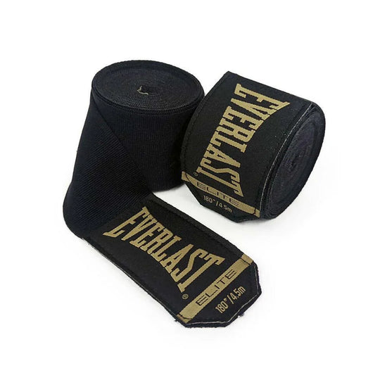 Everlast Elite Hand Wraps - 180 inch - Black