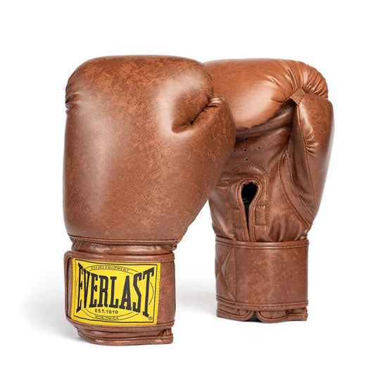 Everlast 1910 Training Boxing Gloves - Brown