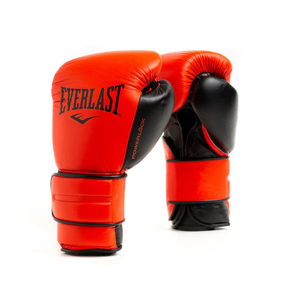 Everlast Pro Powerlock2 Training Gloves - Hook & Loop - Red/Black