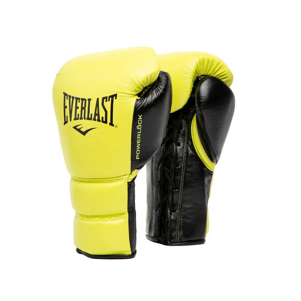 Everlast Power lock2 Pro Fight Gloves - Neon Yellow/Black