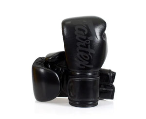 Fairtex Solid Black Boxing Gloves