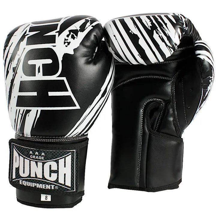 Punch Boxing Gloves - Youth (8-14Yo) - 8Oz - Black