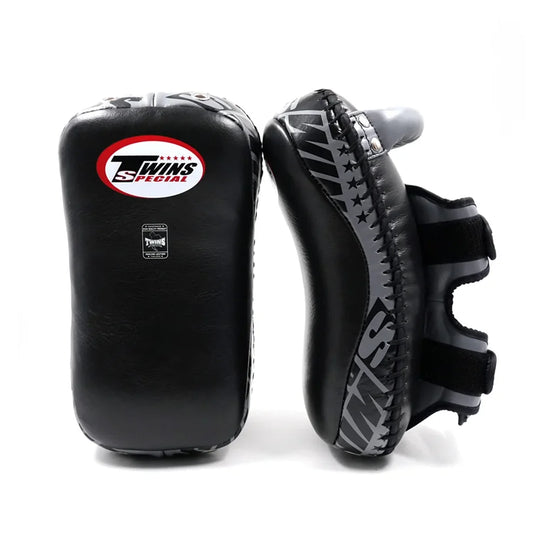 Twins Special KPL-12 Deluxe Kicking Pads - Black/Grey