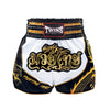 Twins Special TBS-Dragon-3 Muay Thai Shorts - White/Black