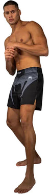 Venum No Gi Fightshorts - Black/ Silver Grey