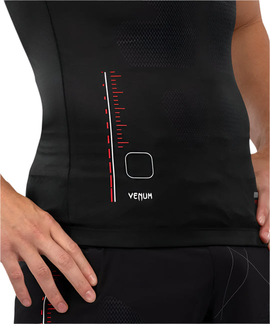 Venum Tactical XT Men's Long Sleeve Rashguard - Black/Fire Red