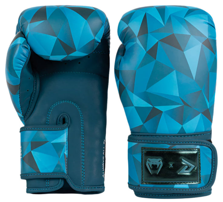 Venum x Demi Boxing Gloves - Azur Blue