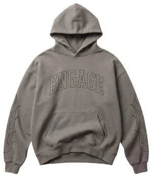 Engage Flamer Arch Hoodie - Faded Grey