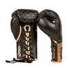 Venum Coco Monogram Pro Lace Up Boxing Gloves - Intense Black